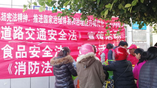 東瀚鎮開展《道路交通安全法》宣傳活動