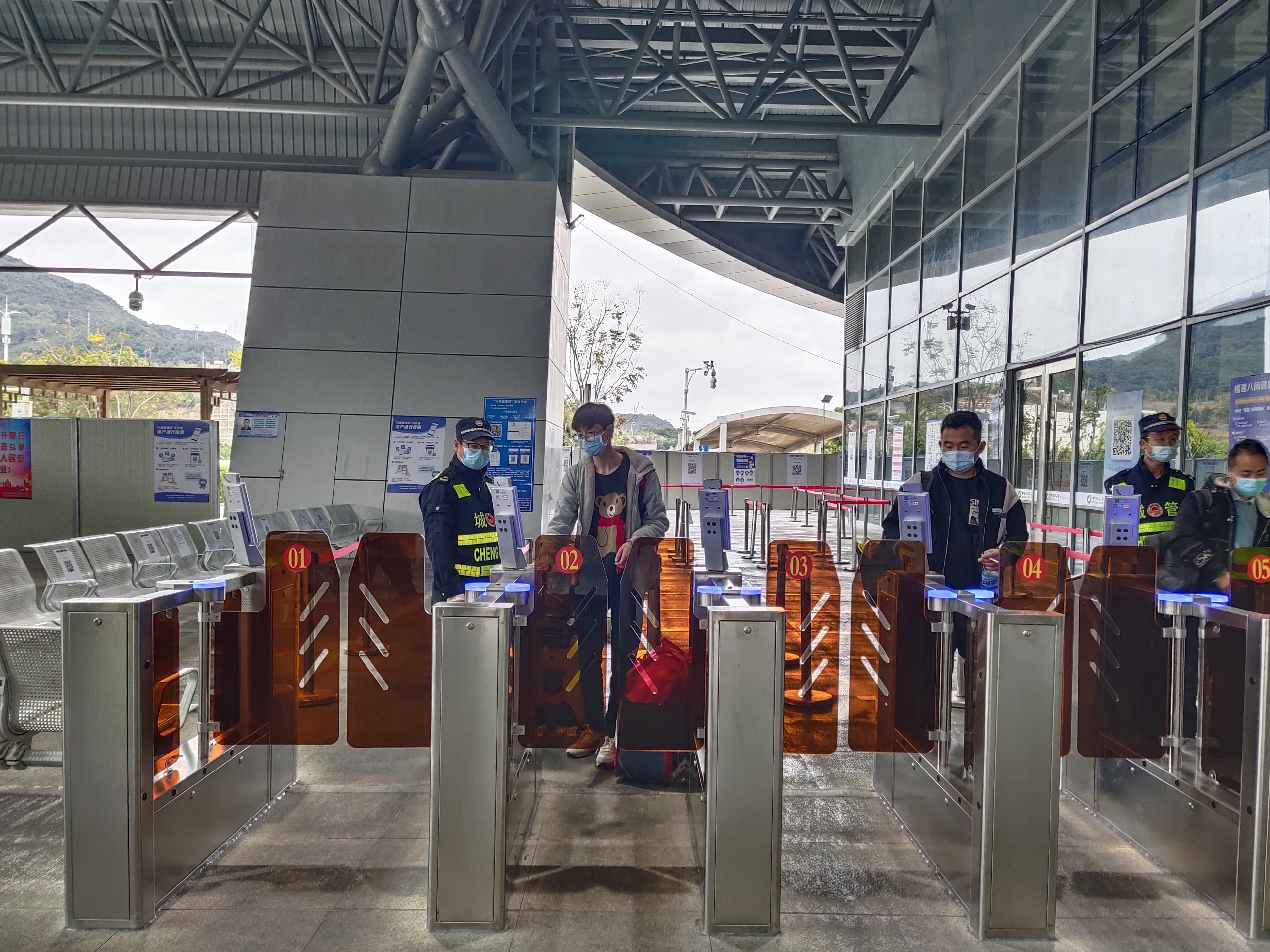 2022年春運(yùn)大幕開啟 福清火車站保障旅客平安出行