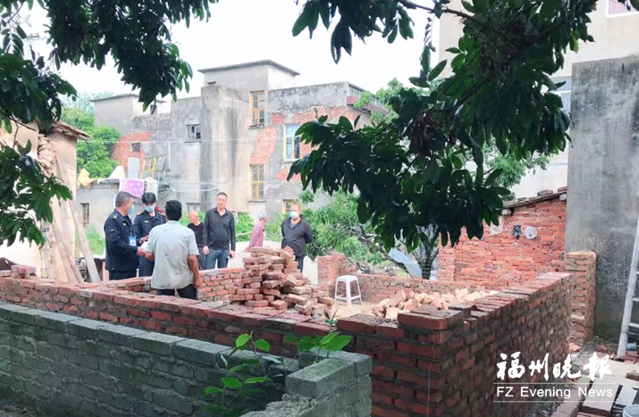 福清漁溪拆除一處違建