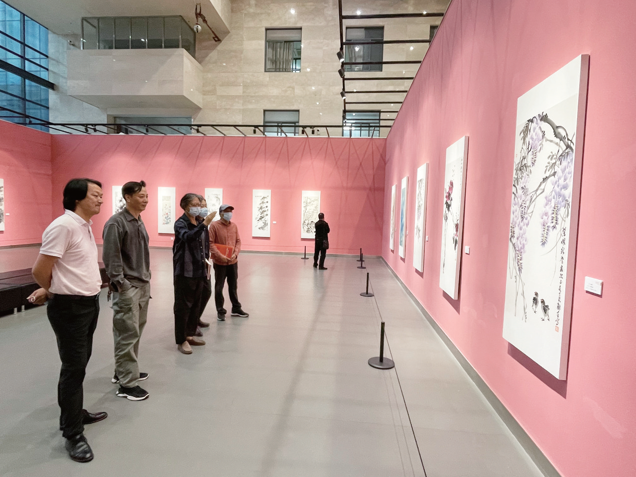 福清市喜迎二十大主題美術作品展開展