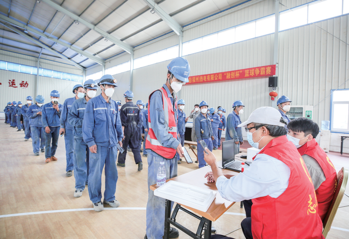 江陰國電有序展開核酸檢測