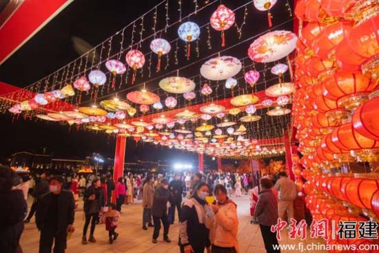 福清舉辦首屆元宵燈會 豐富市民文化生活
