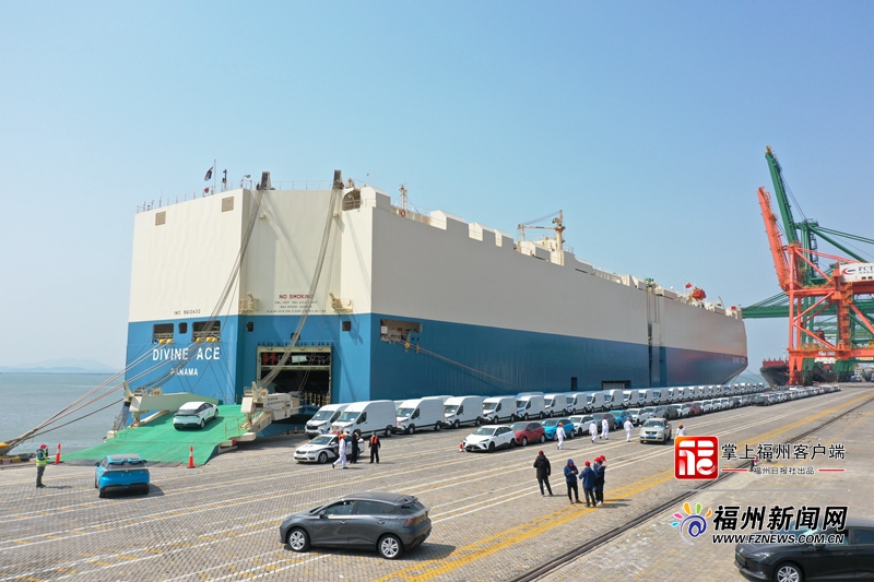 實(shí)現(xiàn)新突破！福州港首次出口新能源汽車(chē)