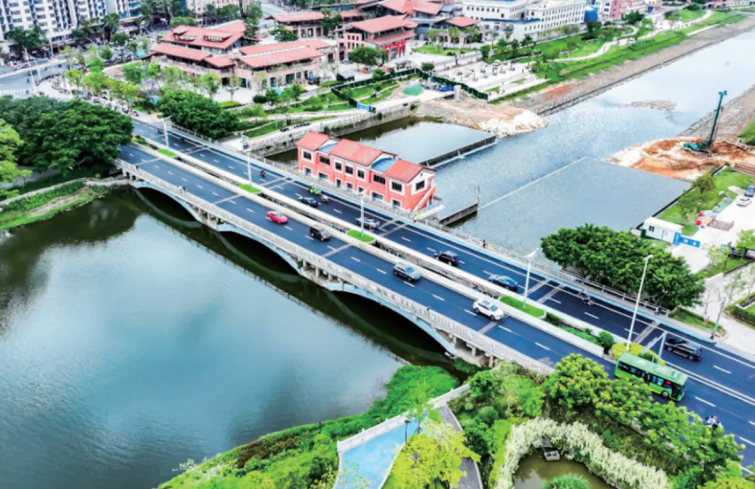南門橋36小時完成提升改造 “顏值”直線拉升