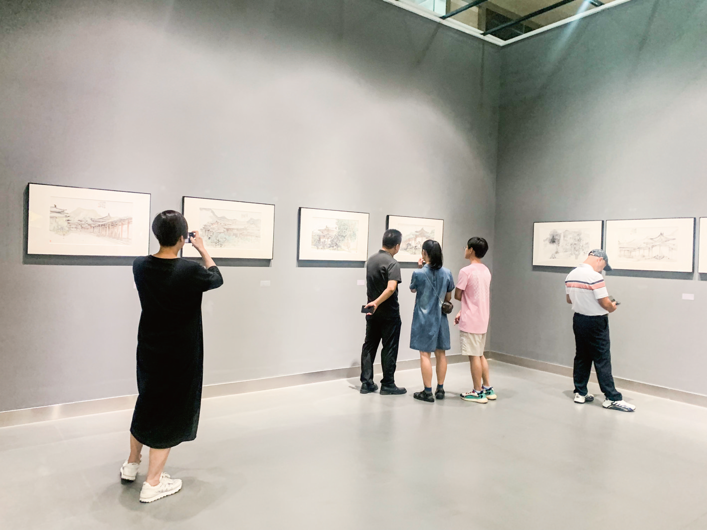 隱元禪師東渡370周年美術(shù)名家寫生創(chuàng)作展開幕