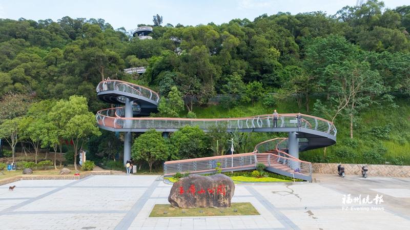 福清玉屏山公園主入口改造后開放